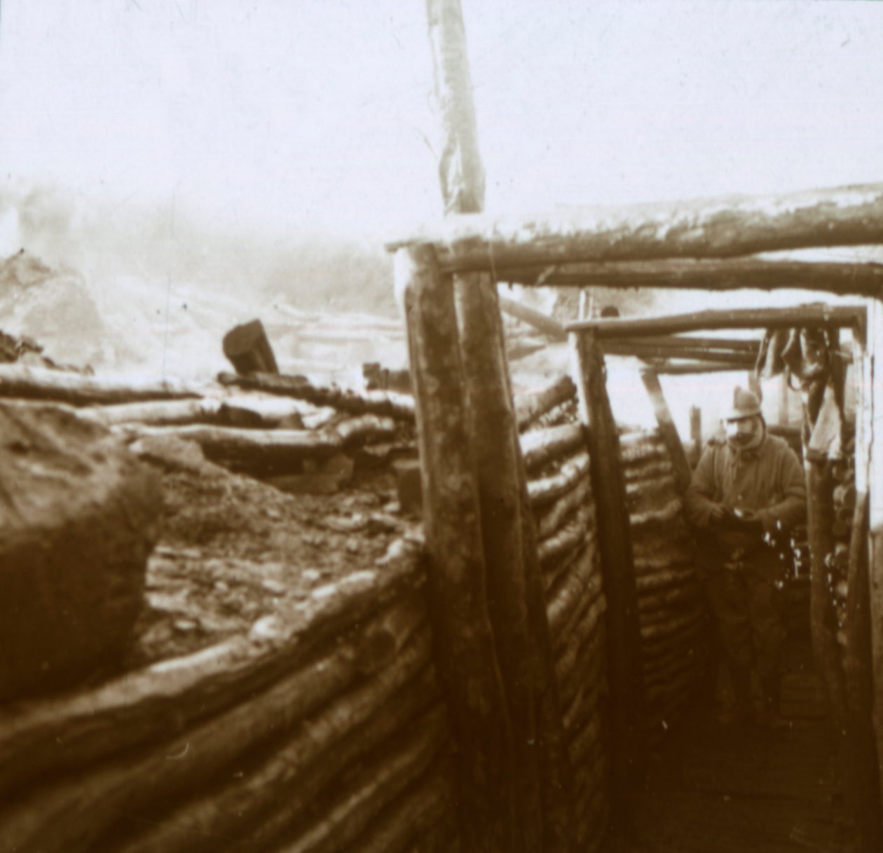 ट्रेंच, आर्टोइस, उत्तरी फ्रांस, c1914-c1918 द्वारा अज्ञात