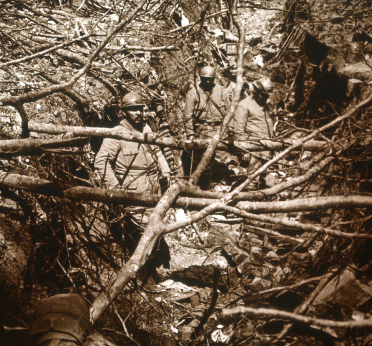 फोर्ट सूविल, उत्तरी फ्रांस के सामने की खाईयां, c1914-c1918 द्वारा अज्ञात