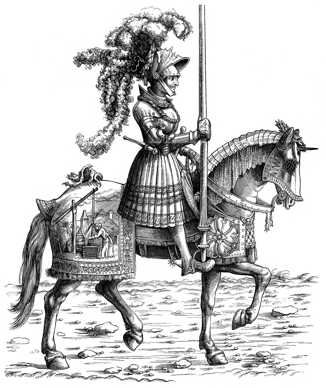 मैक्सिमिलियन की विजय, 1518 1844 द्वारा अज्ञात