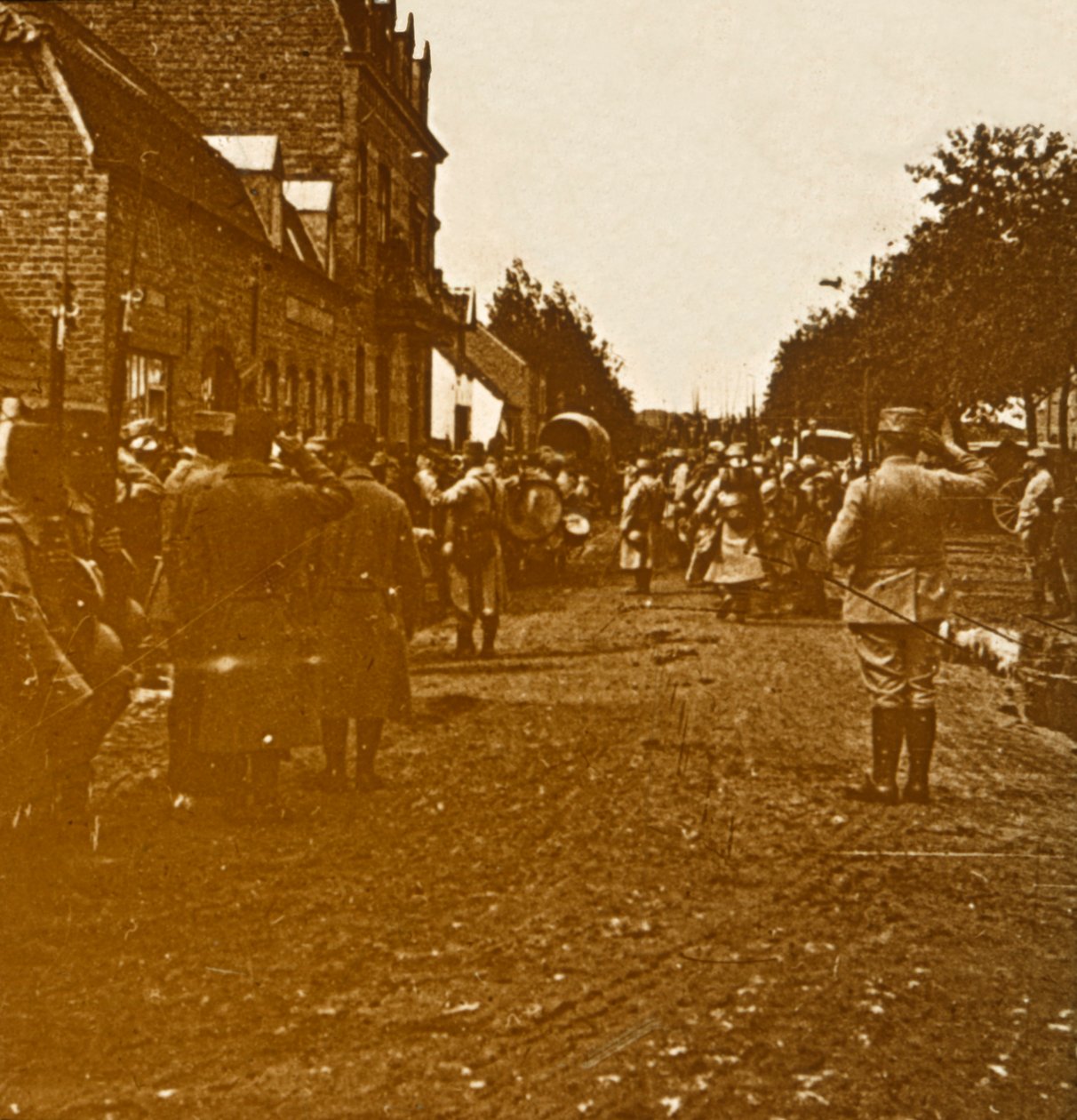 सैनिकों को छोड़ने, c1914-c1918 द्वारा अज्ञात