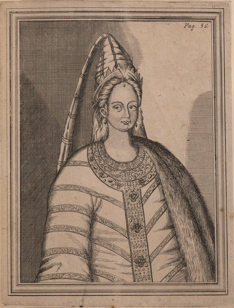 ज़ारिना इरिना गोडुनोवा 1557-1603, रूस के ज़ार फोडोर I की पत्नी। द्वारा अज्ञात