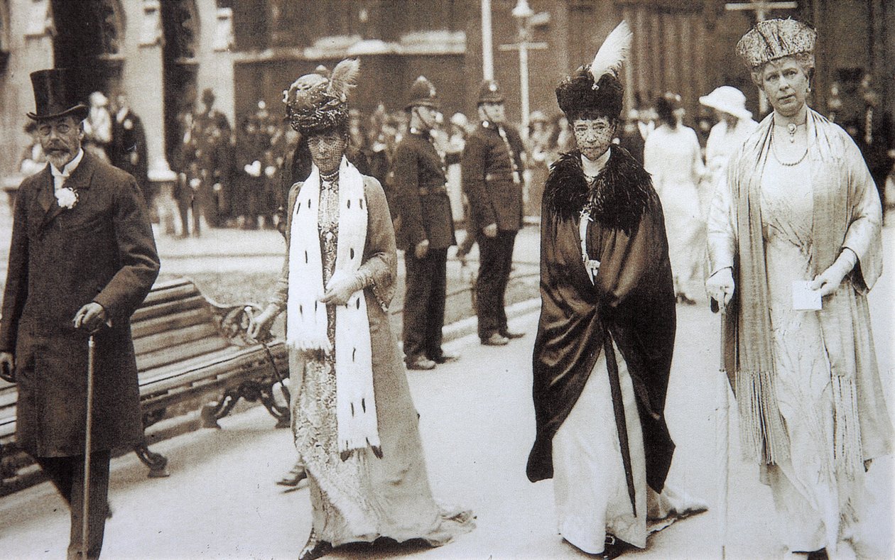 रूस की त्सरीना मारिया फ्योडोरोवना, ब्रिटेन का दौरा, 1890 द्वारा अज्ञात