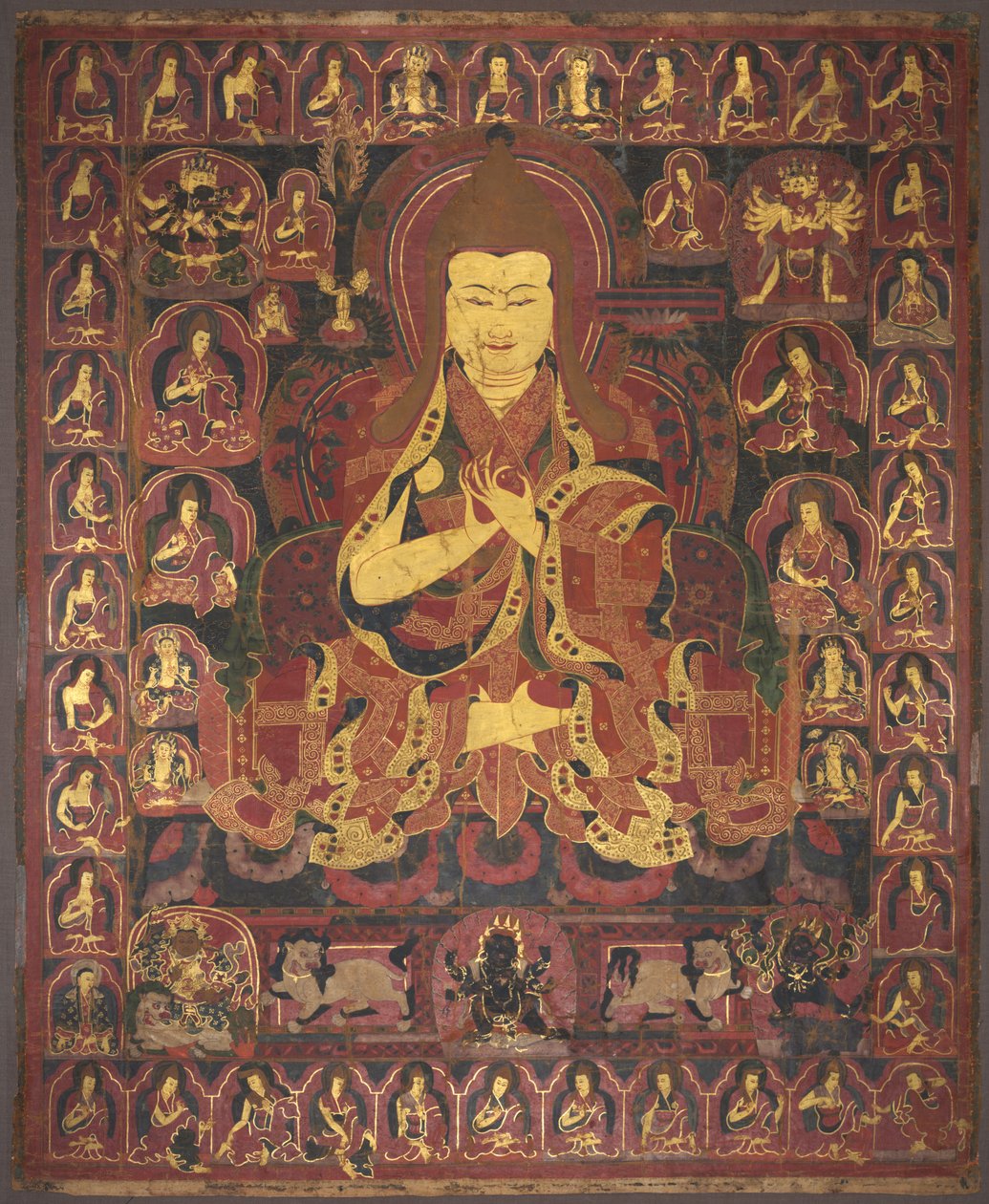 त्सोंग खापा, गेलुक ऑर्डर के संस्थापक, सी। 1440-1470। द्वारा अज्ञात