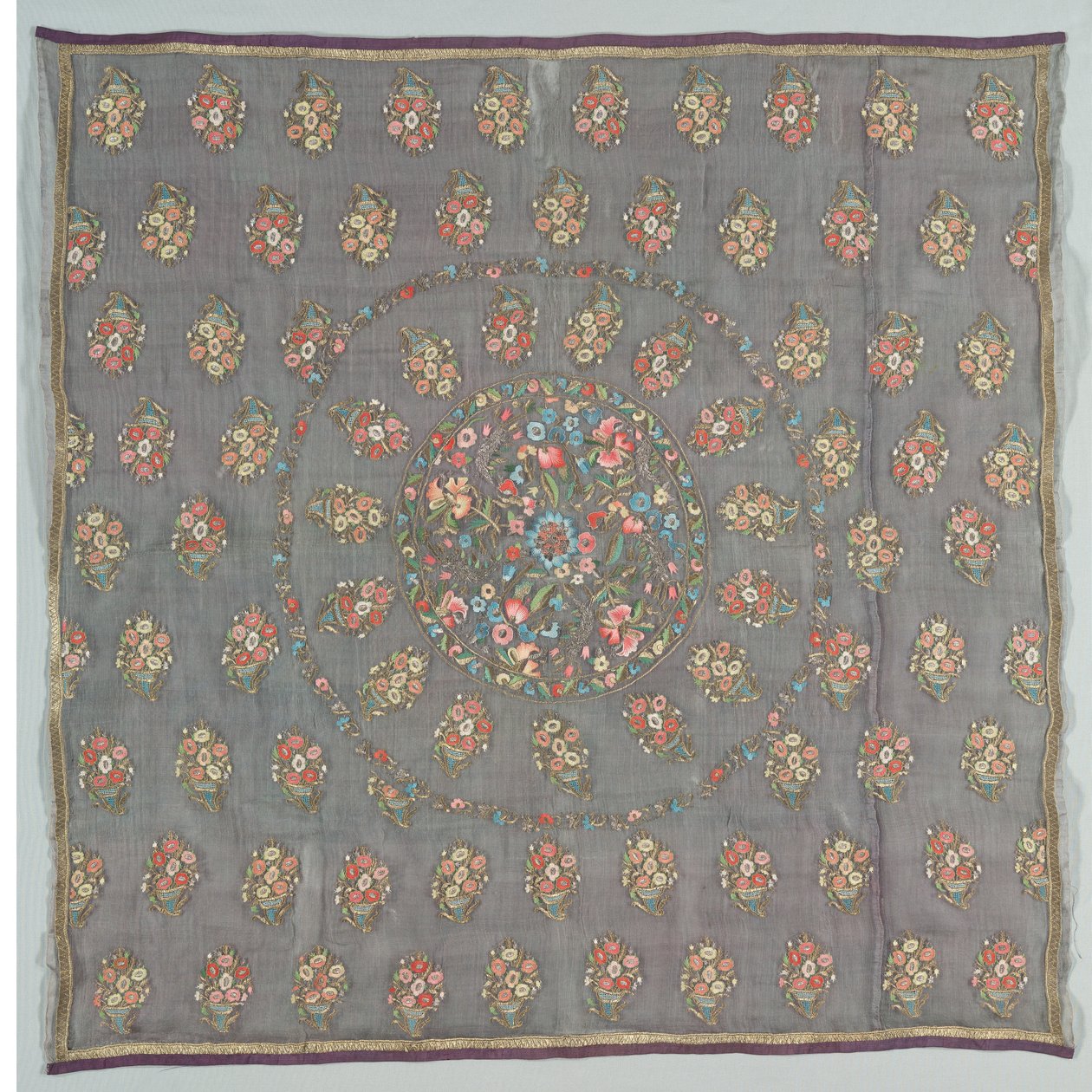 पगड़ी कवर, 1700s-शुरुआती 1800s। द्वारा अज्ञात