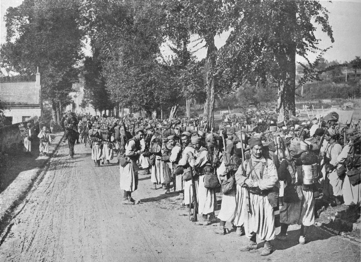 टर्कोस अग्रिम के आदेश का इंतजार कर रहे हैं, 1914 द्वारा अज्ञात