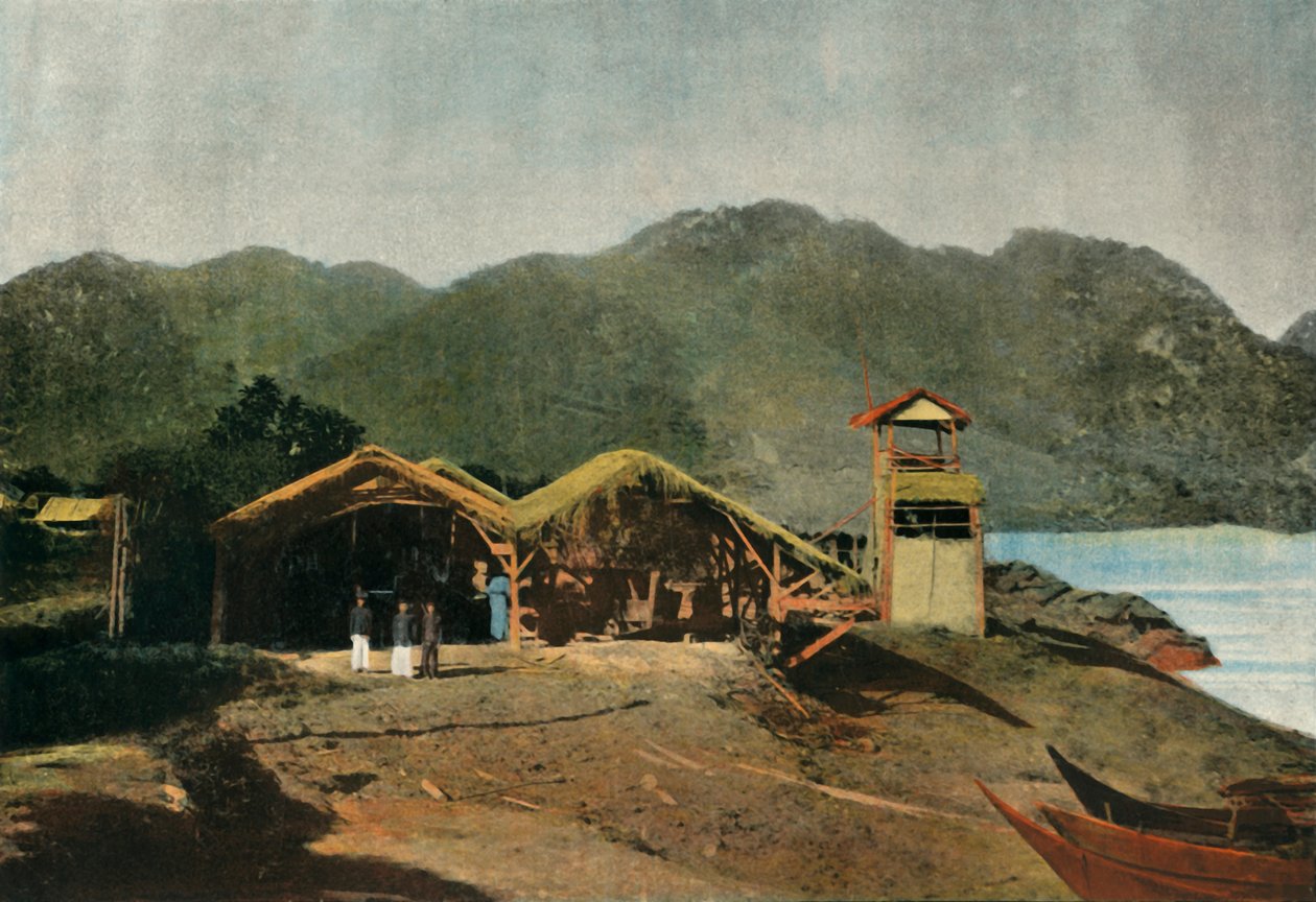 तुयेन-क्वान - ऑप्टिकल स्टेशन, तुयेन क्वान - लुकआउट टॉवर, 1900। द्वारा अज्ञात