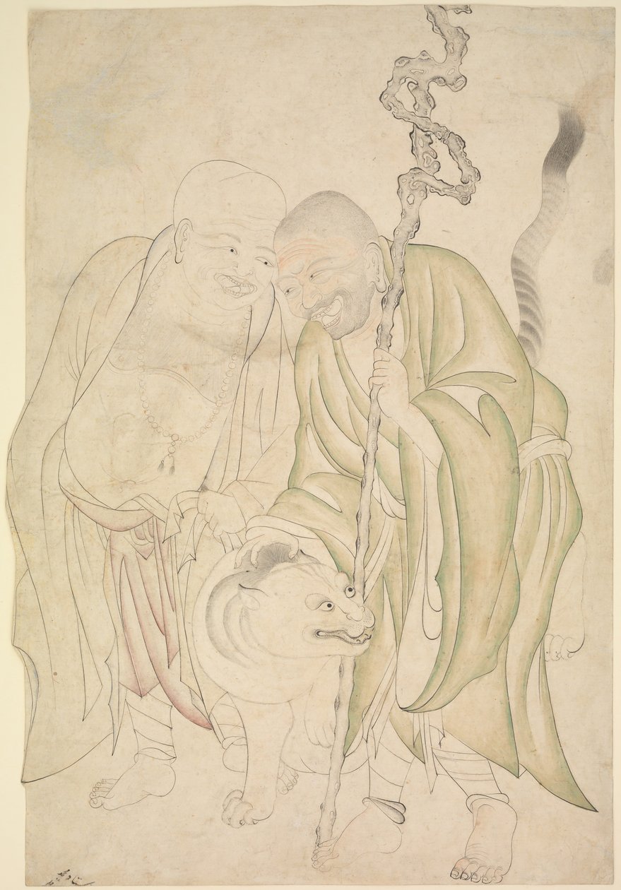 Two Lohans, ca. 1480.  द्वारा अज्ञात