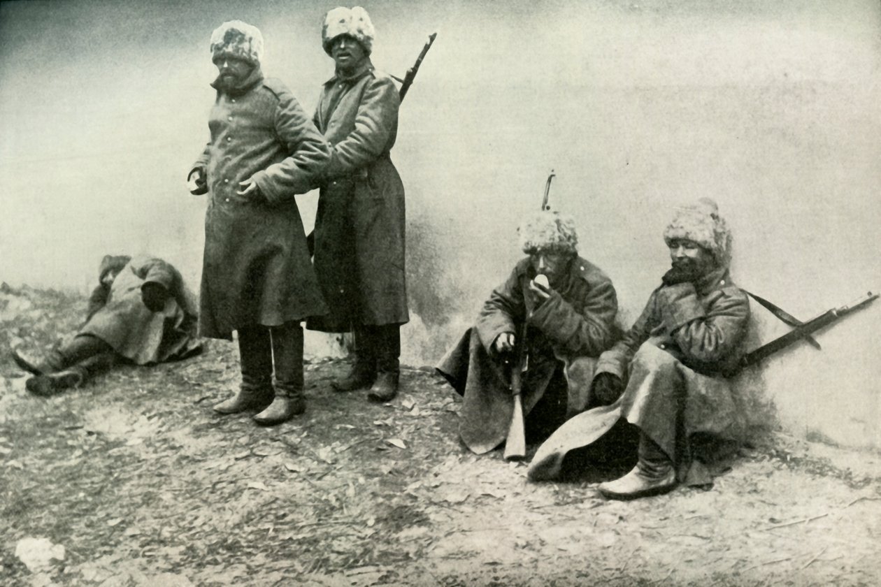 रूसी सेना के प्रकार, 1919। द्वारा अज्ञात