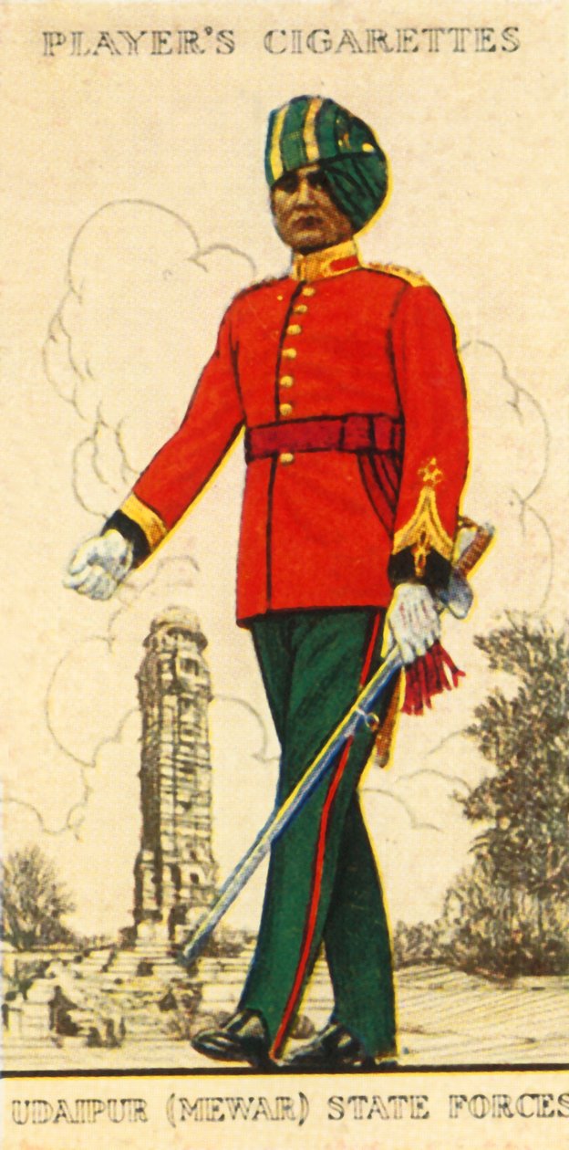 उदयपुर मेवाड़ राज्य बल, 1936। द्वारा अज्ञात