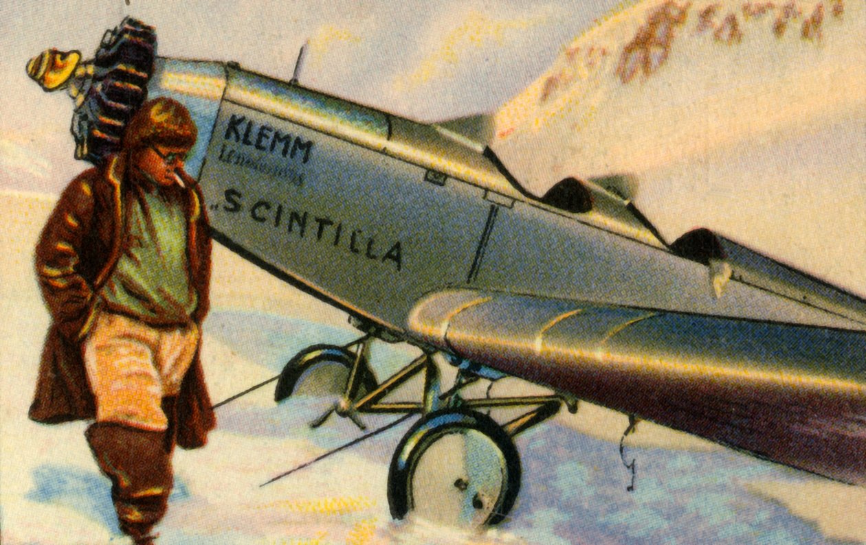 पठार डु ट्रेंट, मोंट ब्लांक, 1929, 1932 में उदित भूमि। द्वारा अज्ञात