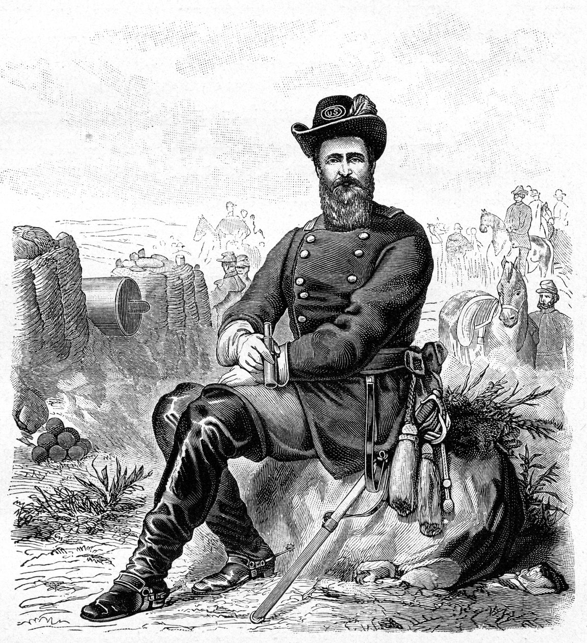 Ulysses S Grant, 19 वीं सदी के अमेरिकी सैनिक और राजनेता, 1900 द्वारा अज्ञात