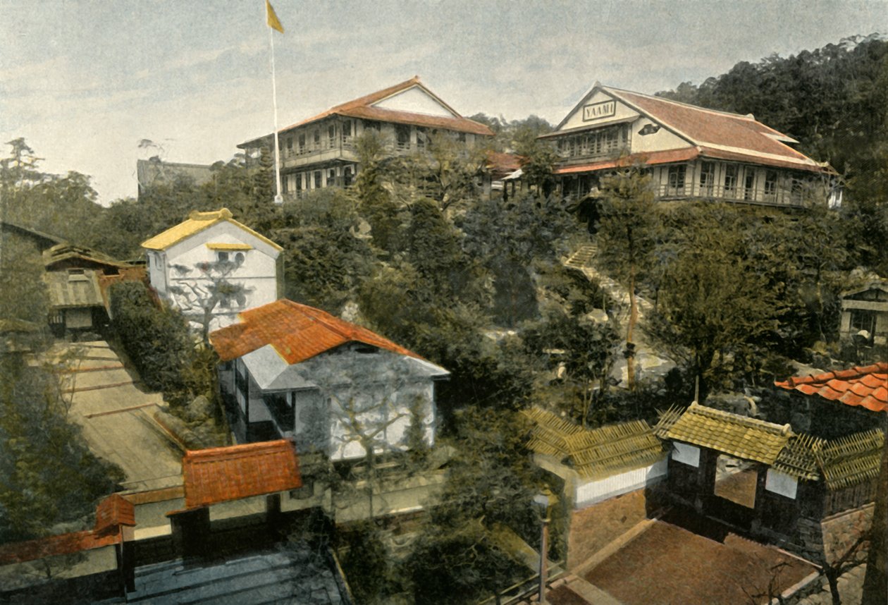 अन होटल ए किओटो, होटल क्योटो में, 1900। द्वारा अज्ञात