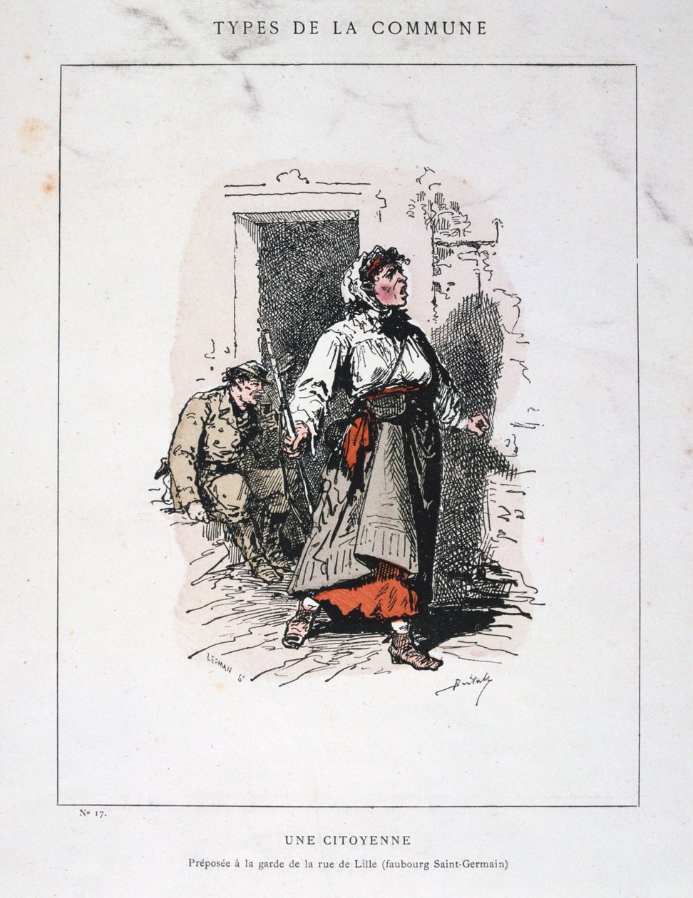 एक नागरिक, पेरिस कम्यून, 1871। द्वारा अज्ञात