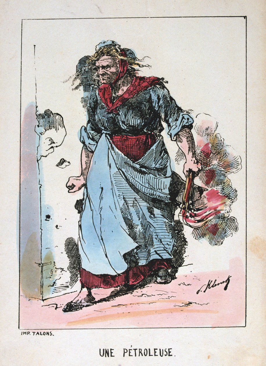 एक पेट्रोलेस, पेरिस कॉमन, 1871। द्वारा अज्ञात