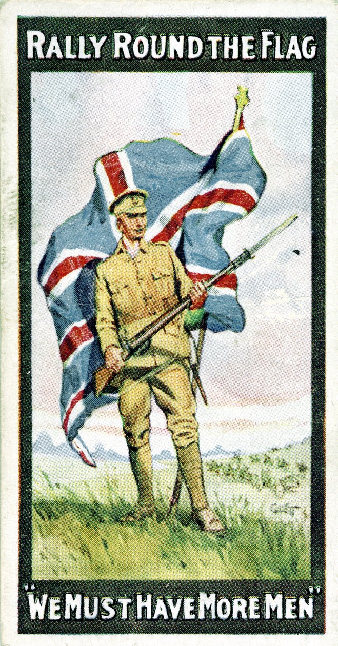 यूनाइटेड किंगडम : सिगरेट कार्ड - WW1 भर्ती द्वारा अज्ञात