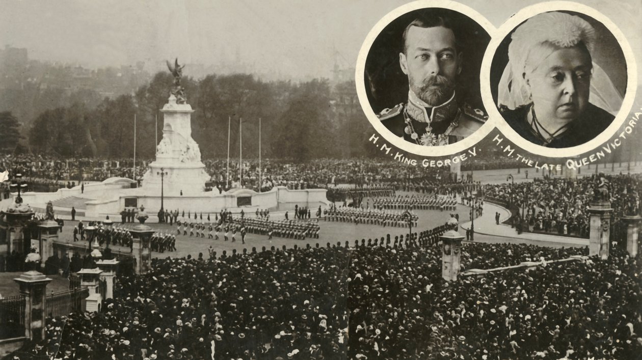 विक्टोरिया मेमोरियल का अनावरण, 16 मई 1911। द्वारा अज्ञात
