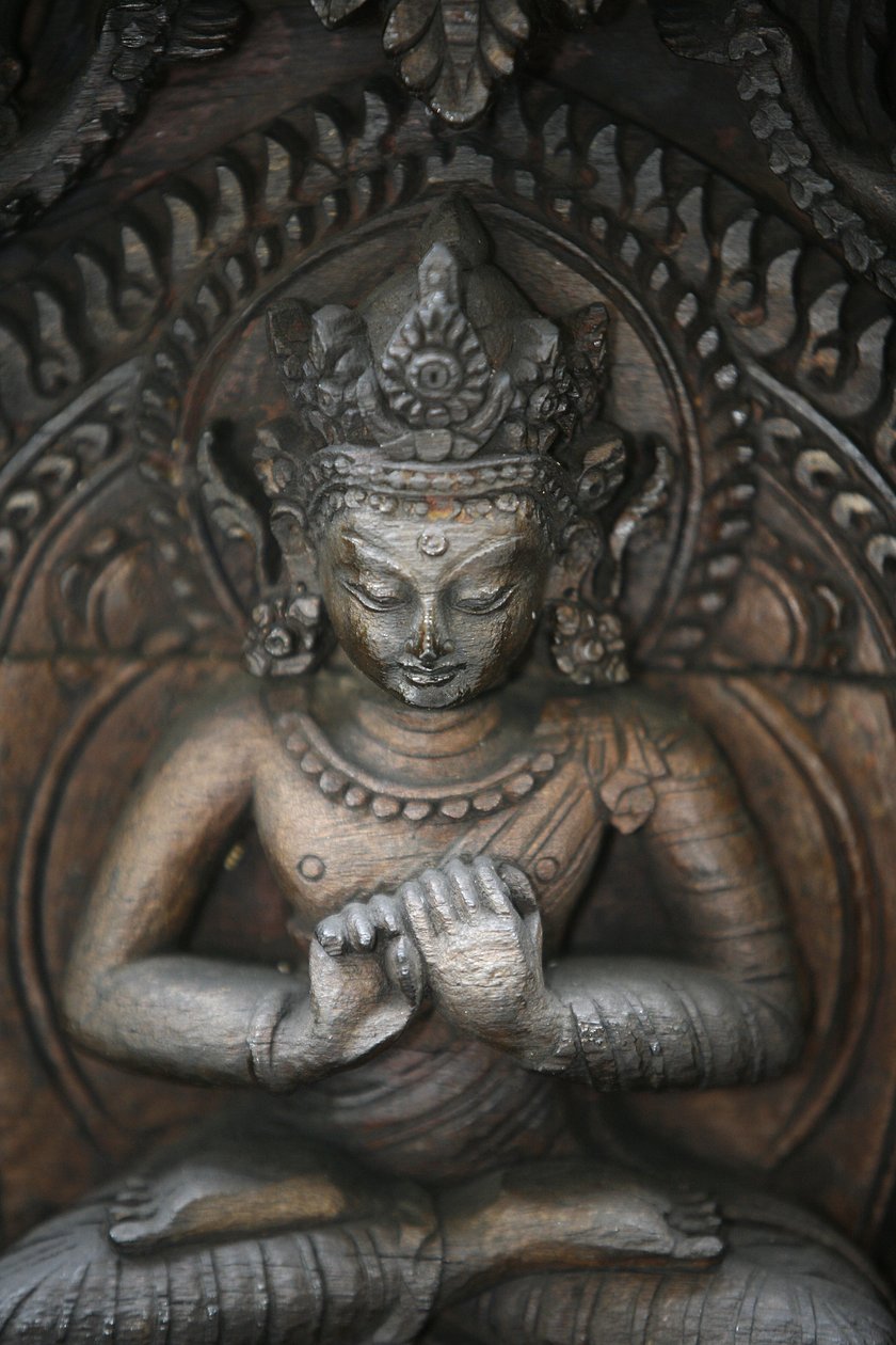 वैरोचन, पांचवें बुद्ध, काठमांडू, नेपाल द्वारा अज्ञात