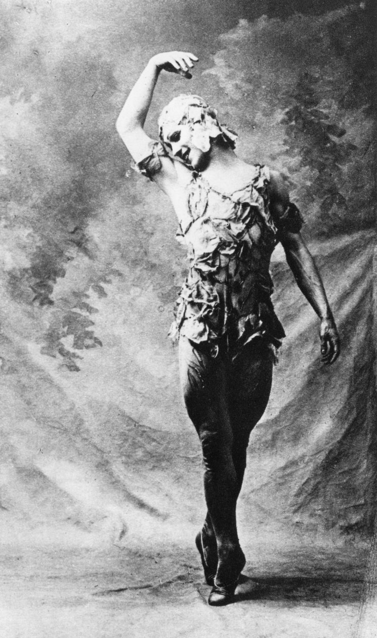 द स्पेक्टर ऑफ़ द रोज़, पेरिस, 1911, 1930 में वास्लेव निंज़स्की, रूसी बैले डांसर द्वारा अज्ञात