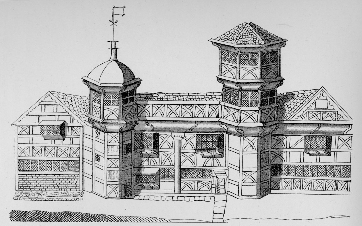 वॉक्स हॉल मैनर हाउस, c1813, 1912 द्वारा अज्ञात