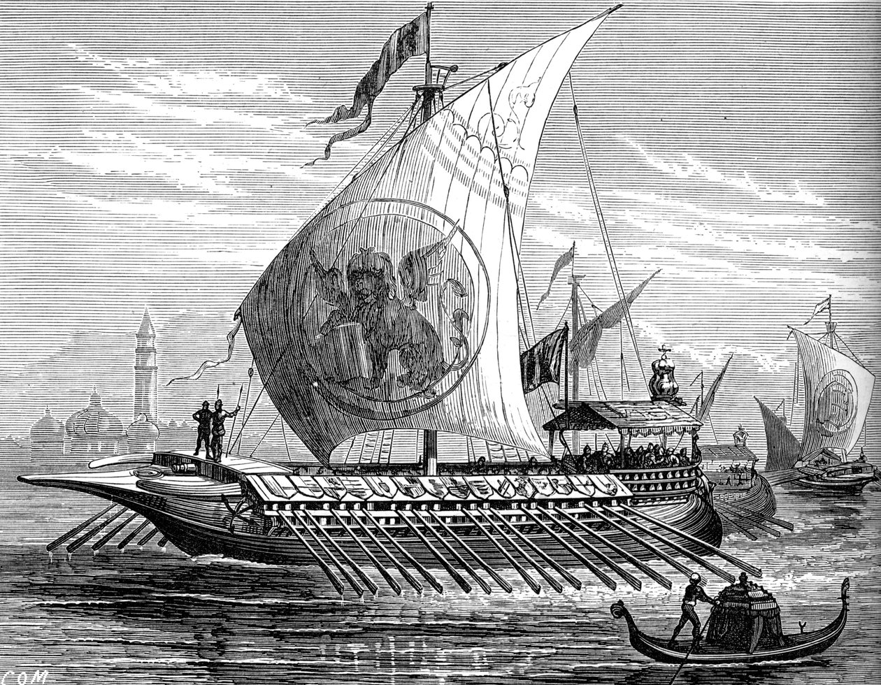 विनीशियन गैली, c1880 द्वारा अज्ञात