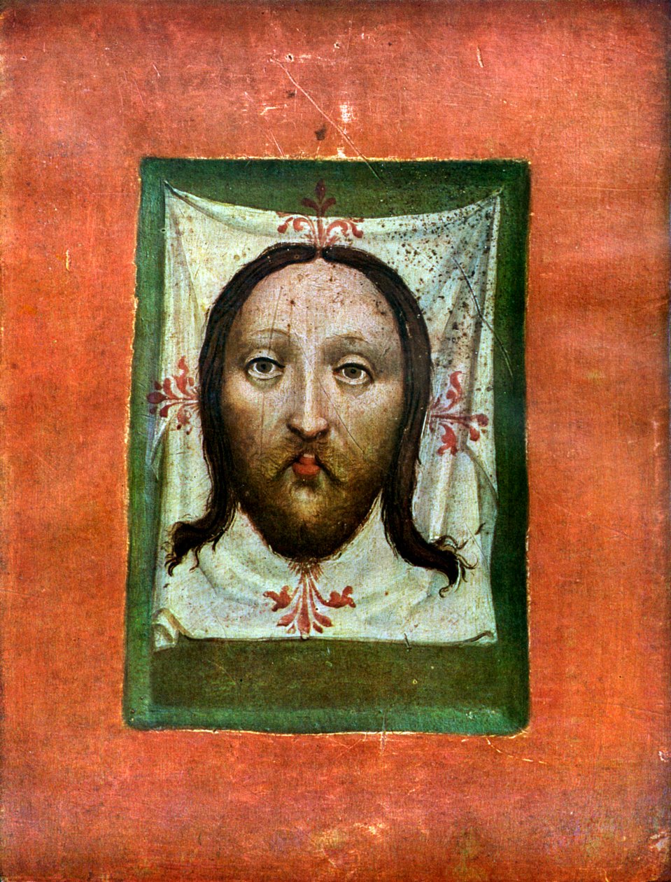 वेरा आइकन, विनीज़ मैडोना का बैक पैनल, c1470 1955 द्वारा अज्ञात