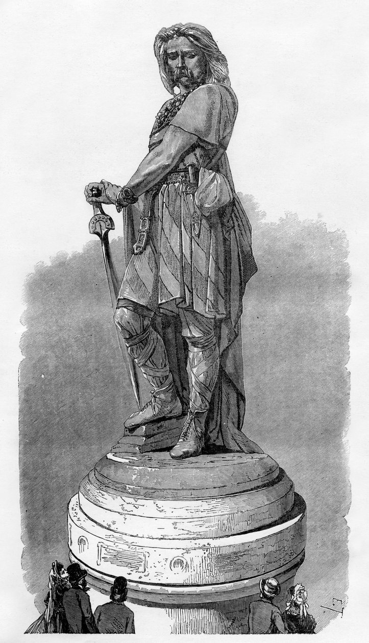 1882-1884, दीजोन, फ्रांस के पास एलेसिया में वर्सिगेटोरिक्स मेमोरियल द्वारा अज्ञात