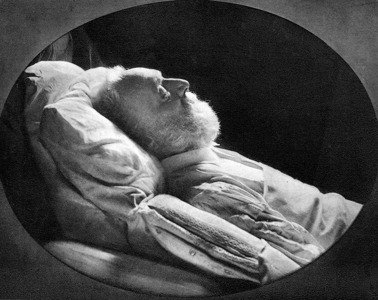 विक्टर ह्यूगो, फ्रांसीसी लेखक, उनकी मृत्यु के दिन, 22 मई 1885 को द्वारा अज्ञात