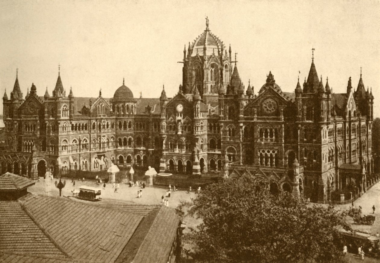 विक्टोरिया स्टेशन, बॉम्बे, 1930। द्वारा अज्ञात