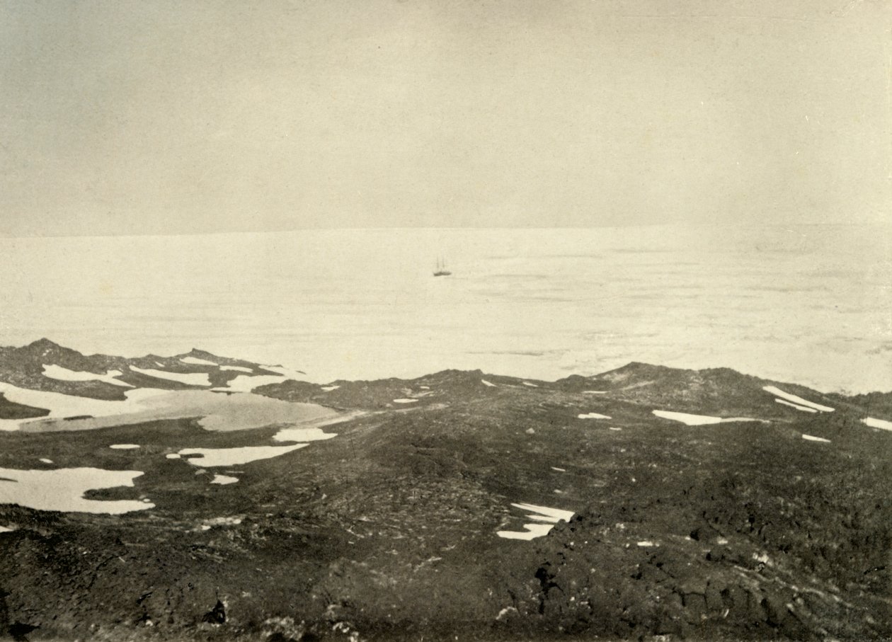 हाई हिल से देखें ... द शिप इन लूज पैक, c1908, 1909। द्वारा अज्ञात