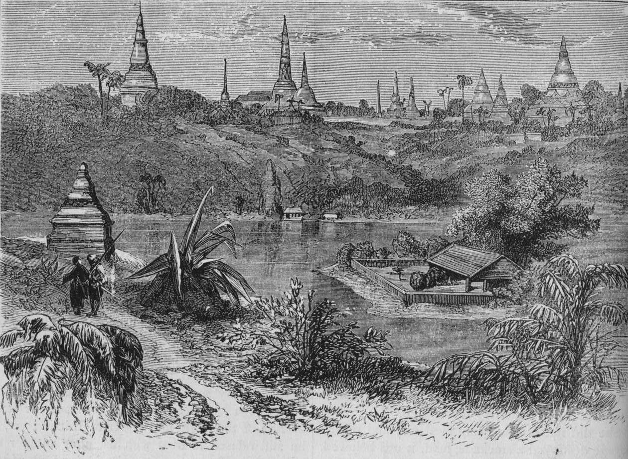 रंगून के पास देखें, c1880 द्वारा अज्ञात
