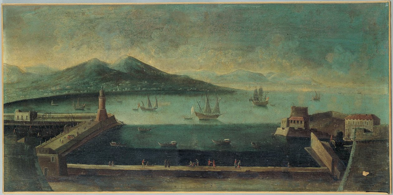 सेफालोनिया द्वीप पर अरगोस्टोली का दृश्य, सीए 1770-1790 द्वारा अज्ञात