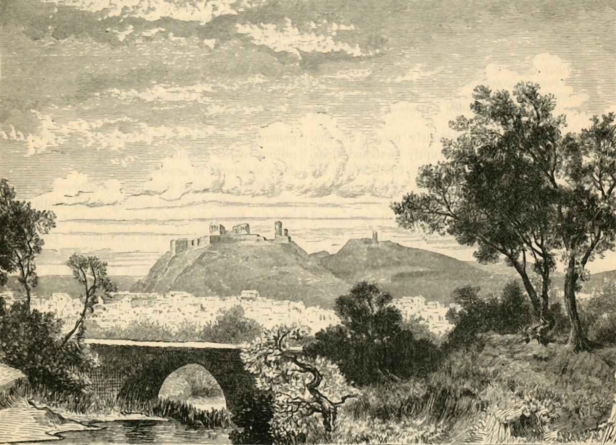 एथेंस का दृश्य, 1890। द्वारा अज्ञात