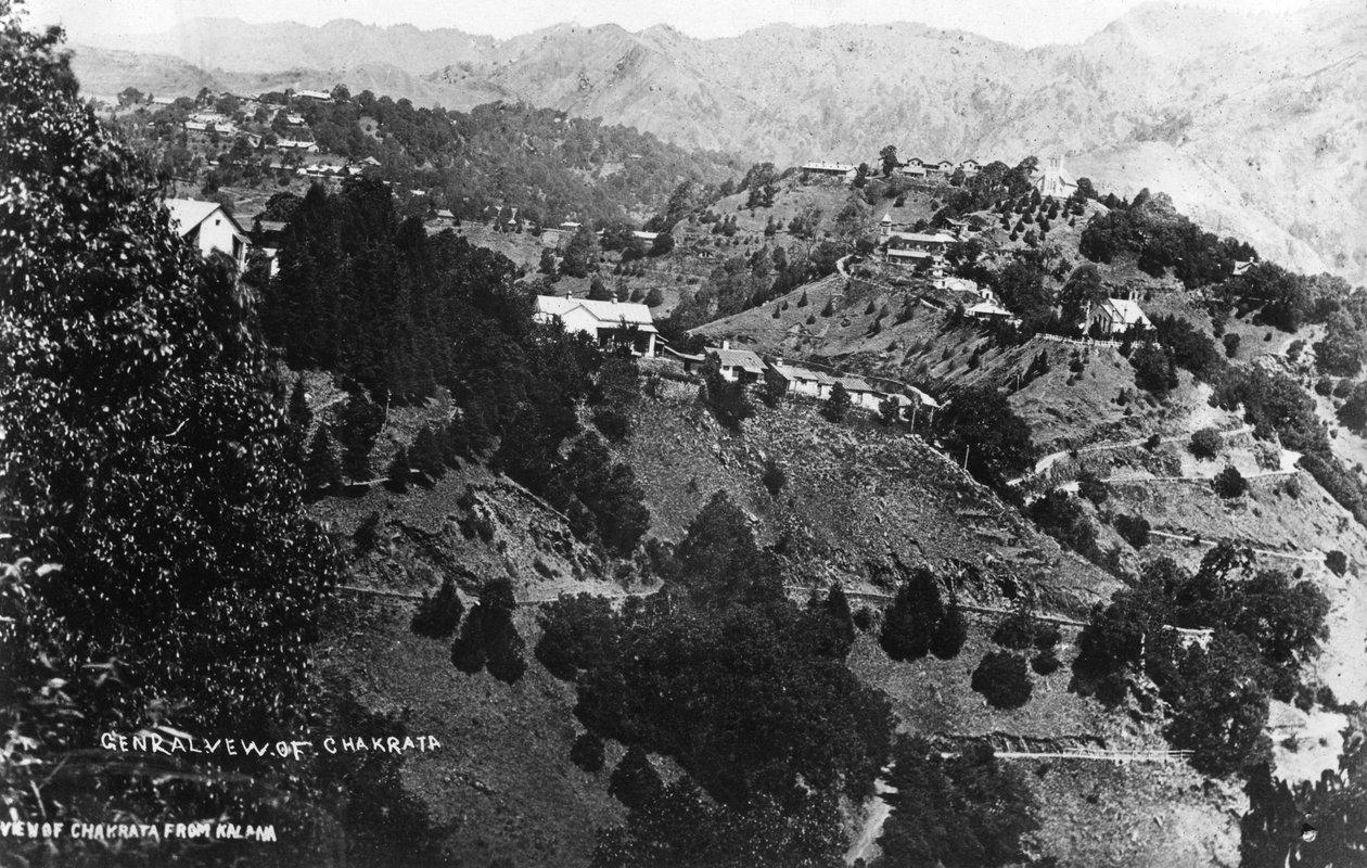 भारत, 1917, कलकत्ता से चकराता का दृश्य द्वारा अज्ञात
