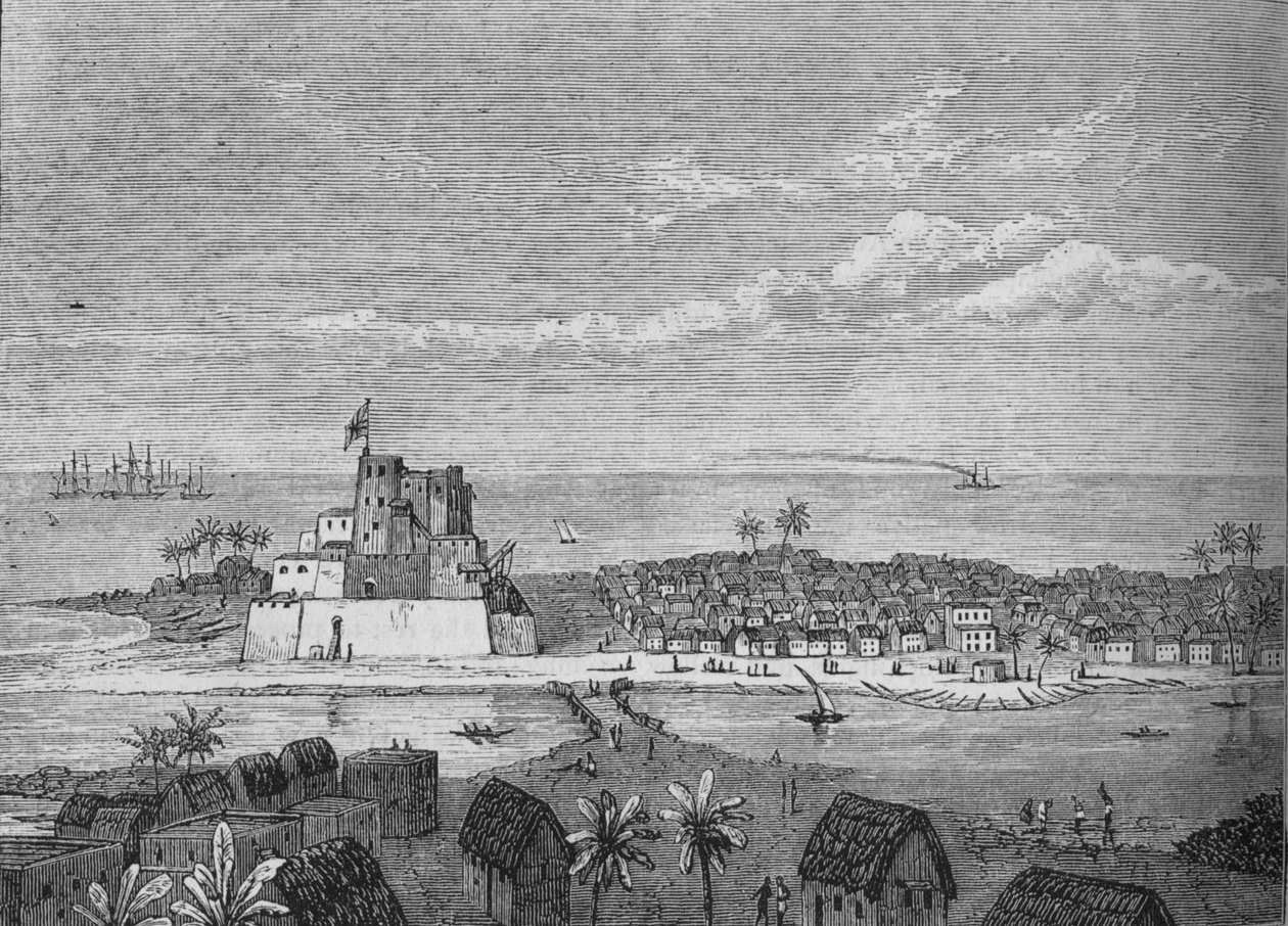 एल्मिना का दृश्य, c1880 द्वारा अज्ञात