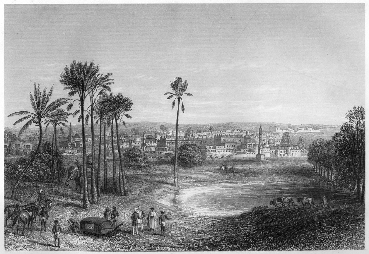 मद्रास, भारत का दृश्य, c1860 द्वारा अज्ञात