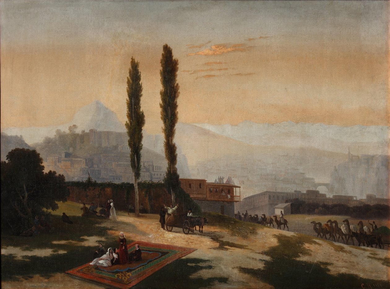 तिफ्लिस का दृश्य, 1890 द्वारा अज्ञात