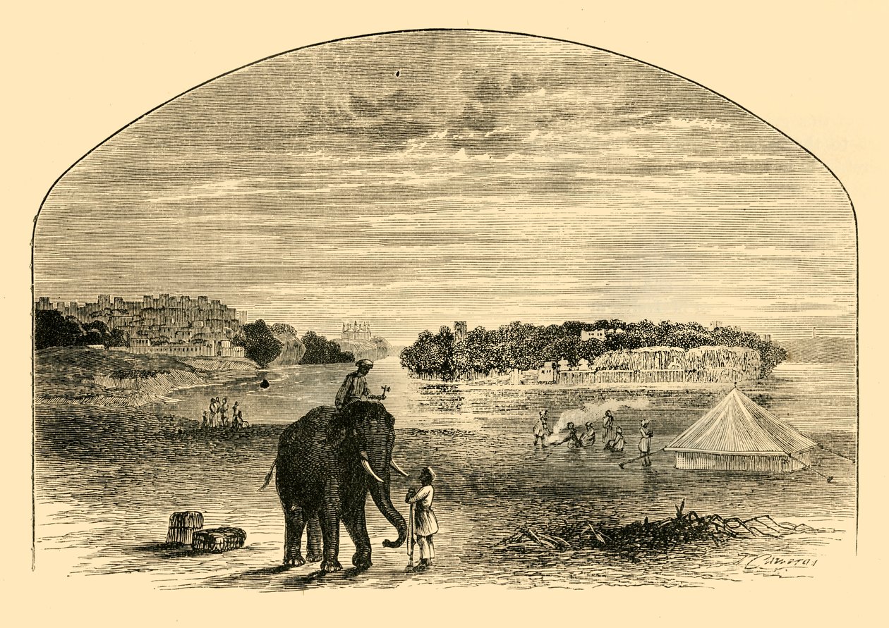 सिंधु पर देखें, 1890। द्वारा अज्ञात