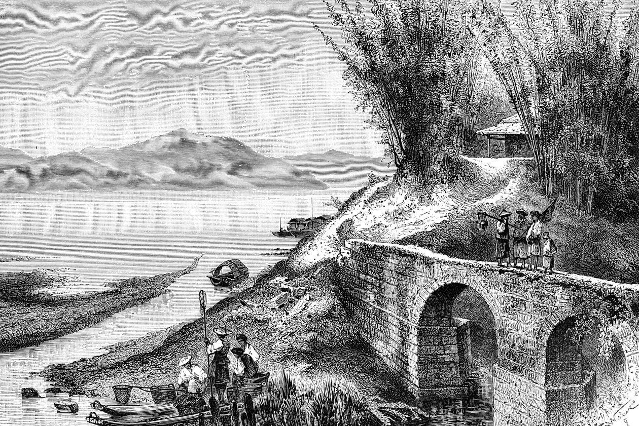 ऊपरी यांग-त्जे-किआंग पर देखें, c1890 द्वारा अज्ञात