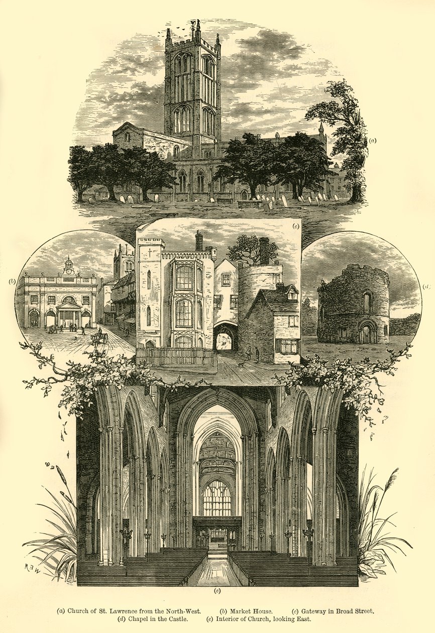 लुडलो में दृश्य, 1898। द्वारा अज्ञात