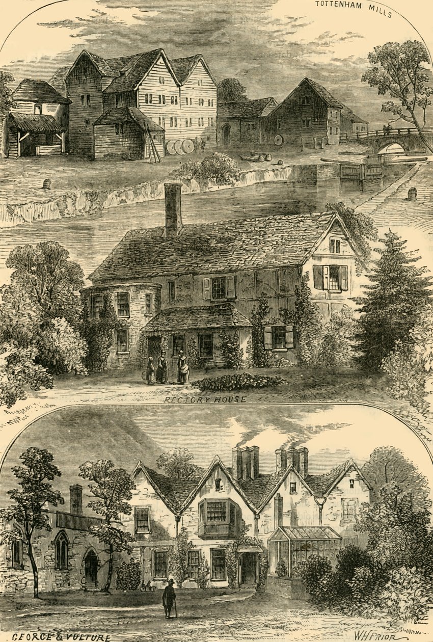 Tottenham में दृश्य, c1876। द्वारा अज्ञात
