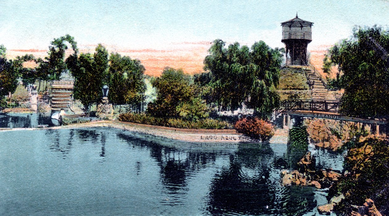 विला डोलोरेस, लागो अज़ुल, मोंटेवीडियो, उरुग्वे, c1900s द्वारा अज्ञात