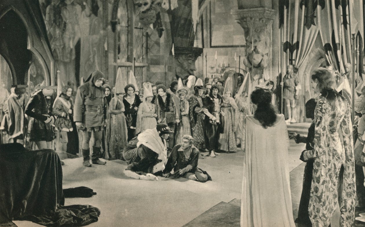 विलन जॉन बैरीमोर ने लुई XI, 1927 द्वारा जान से मारने की धमकी दी द्वारा अज्ञात