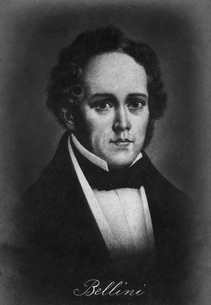 विन्सेन्ज़ो बेलिनी 1801-1835, इतालवी संगीतकार, 20 वीं शताब्दी द्वारा अज्ञात