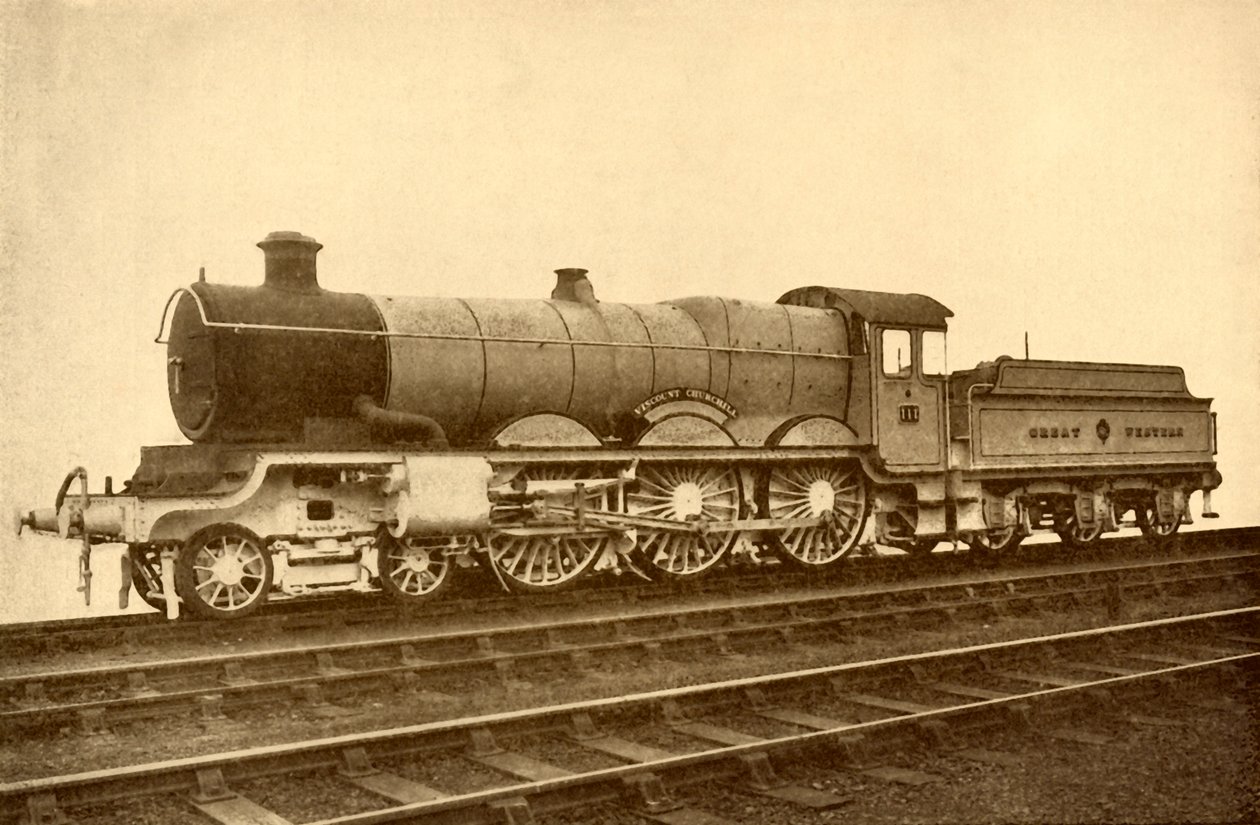 विस्काउंट चर्चिल 4-6-0, 1930। द्वारा अज्ञात