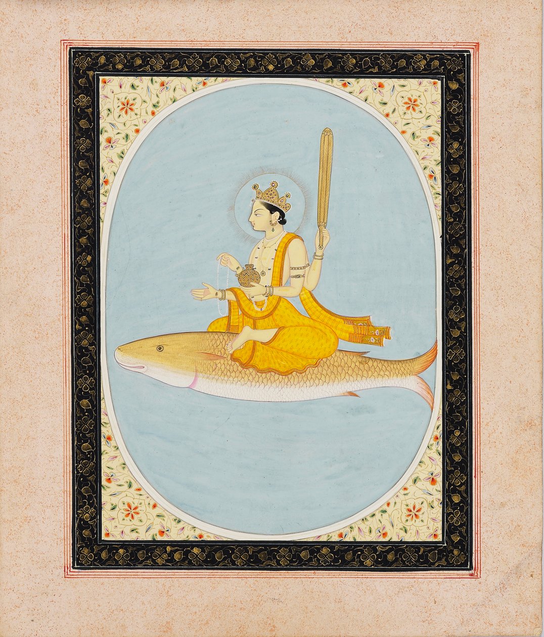 मछली अवतार के रूप में विष्णु, मत्स्य, 1805-1815 द्वारा अज्ञात