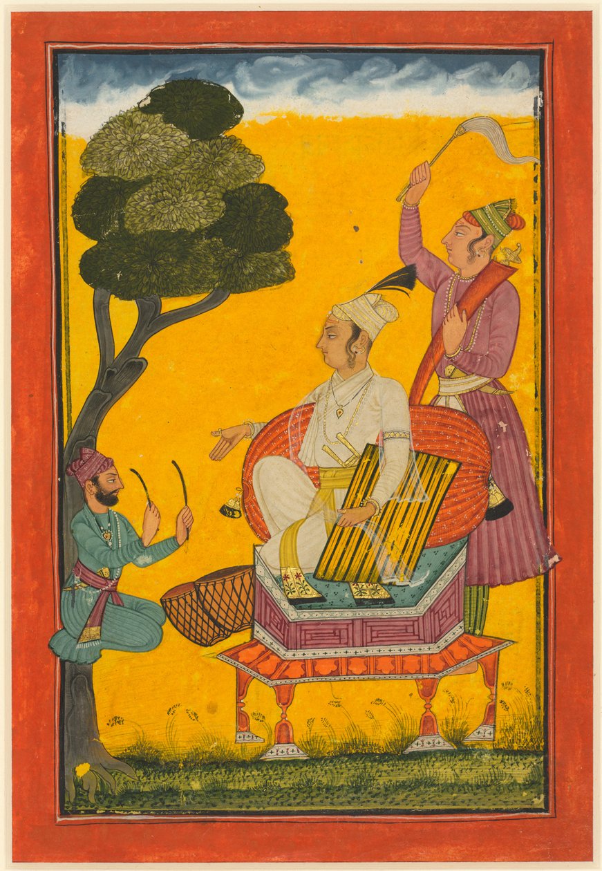विवाका रागपुत्र, रागमाला सीरीज़ का एक पत्ता, सी। 1700-1720s। द्वारा अज्ञात