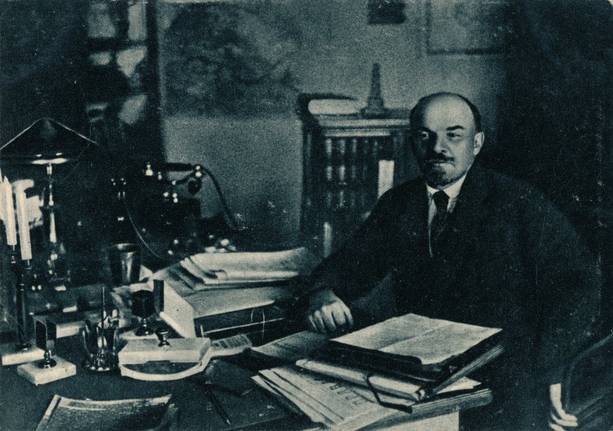 व्लादिमीर इलिच लेनिन, रूसी बोल्शेविक नेता, मॉस्को, रूस, 7 अक्टूबर, 1922 द्वारा अज्ञात