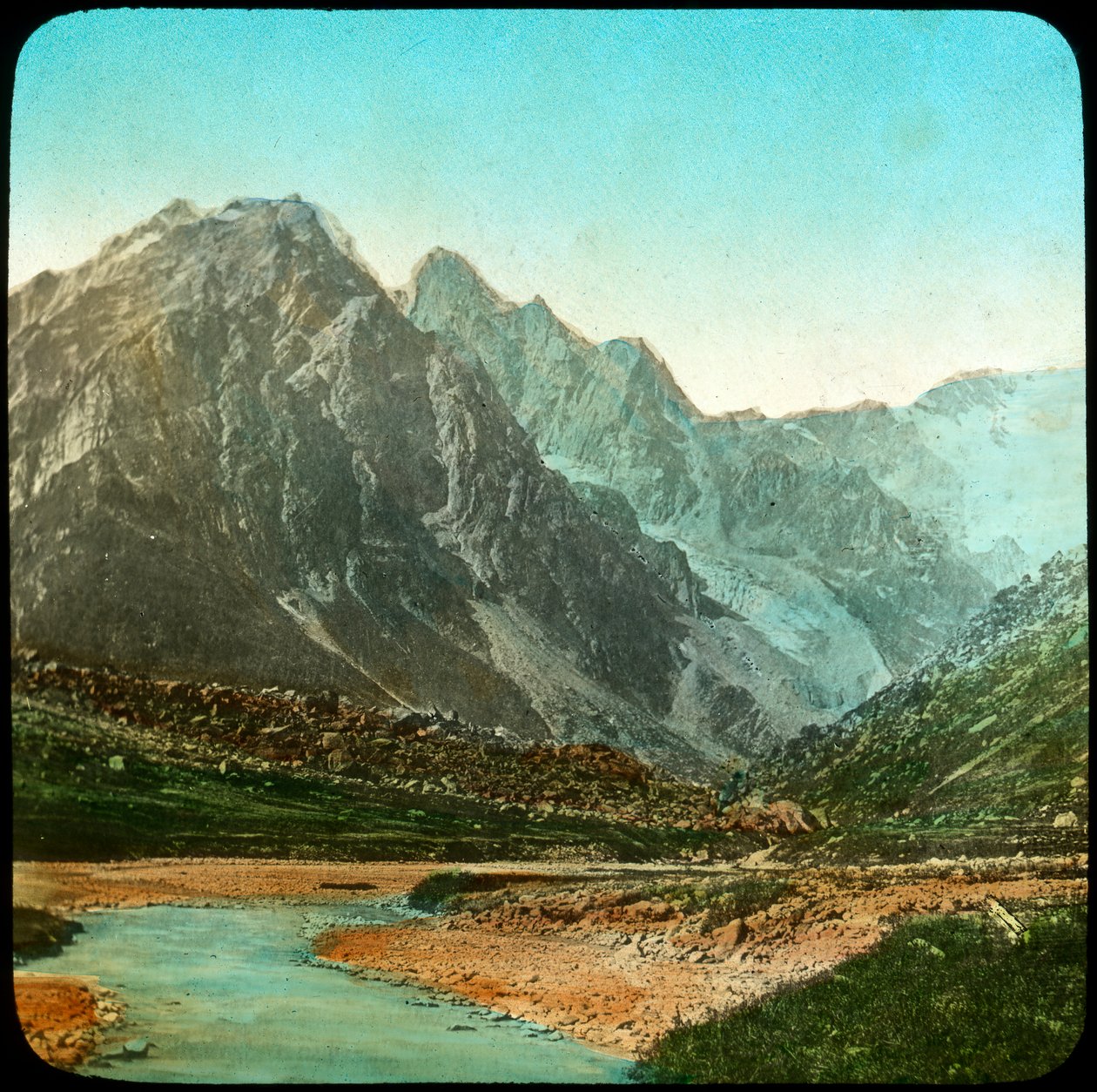 वांगा घाटी, सतलज नदी, भारत, 19 वीं सदी के अंत या 20 वीं सदी की शुरुआत में द्वारा अज्ञात
