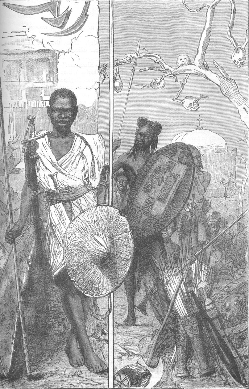 वारियर्स ऑफ द महदी, c1885 द्वारा अज्ञात