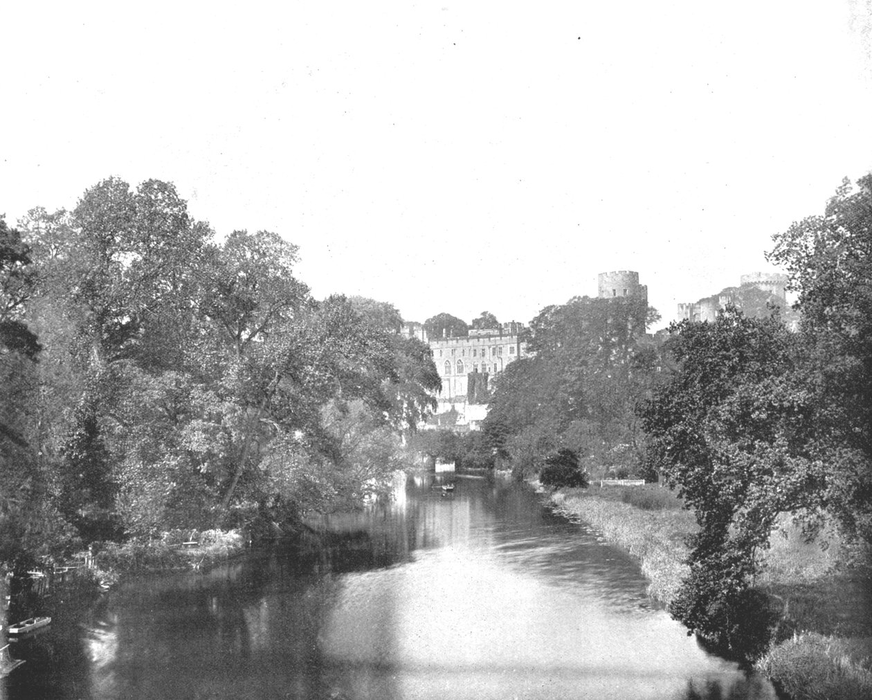 वारविक कैसल, वार्विकशायर, 1894। द्वारा अज्ञात